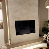 Nouveau - mobilier de télévision Taupe Light L275 x D36 x H22