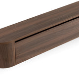 Pre-order Japandi TV Furniture Walnut L240 x D32 x H28 cm