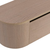 New - Japandi TV Furniture Light Beige Oak L180 x D32 X H28 CM