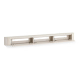 Japandi TV Furniture Beige L240 x D32 x H28 cm