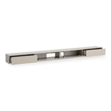 Nouveau - mobilier de télévision Taupe Light L275 x D36 x H22