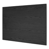 Plaque de décoration télévisée noire L200cm x H122cm x D18 mm