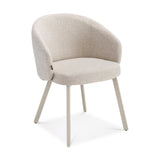 Nouveau - chaise en lin beige x jambes beige