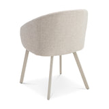 Nouveau - chaise en lin beige x jambes beige