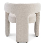 Nouveau - chaise de salle à manger japandi lin beige