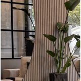 New - Elegant Taupe Suède Wandpaneel