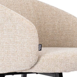 Dining room chair Beige - Black legs