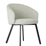 Dining room chair mint green - Black legs