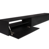 Tv Meubel Zwart Eiken L180 x D36 cm x H33 cm