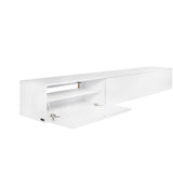 TV -Möbel Weiß Matt | Abmessungen L: 180 cm x D: 36 cm x H: 33 cm
