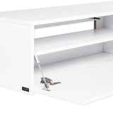 TV -Möbel Weiß Matt | Abmessungen L: 180 cm x D: 36 cm x H: 33 cm