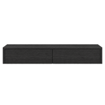 Gang Kast Zwart Eiken 2 Lades L100 x D26 x H20 cm - Arli Walls