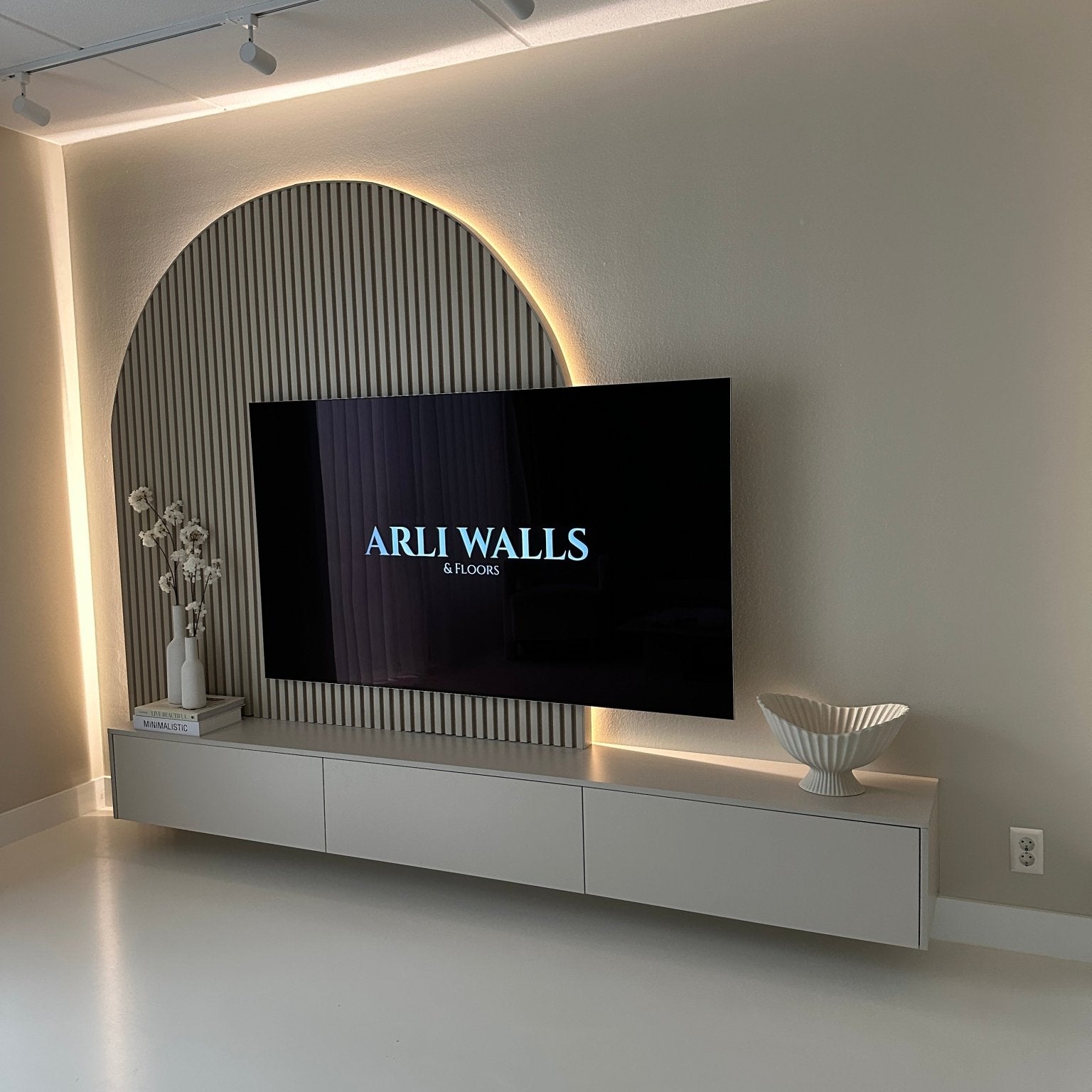 Tv Meubel Licht Beige - Arli Walls