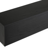 Tv Meubel Zwart Eiken L180 x D36 cm x H33 cm