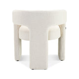 Eetkamerstoel Japandi Gebroken Wit Linnen