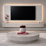 Japandi Tv Meubel Beige L180 x D32 x H28 cm