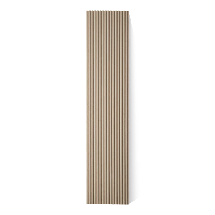 Elegant Taupe Suède Wandpaneel - Arli Walls