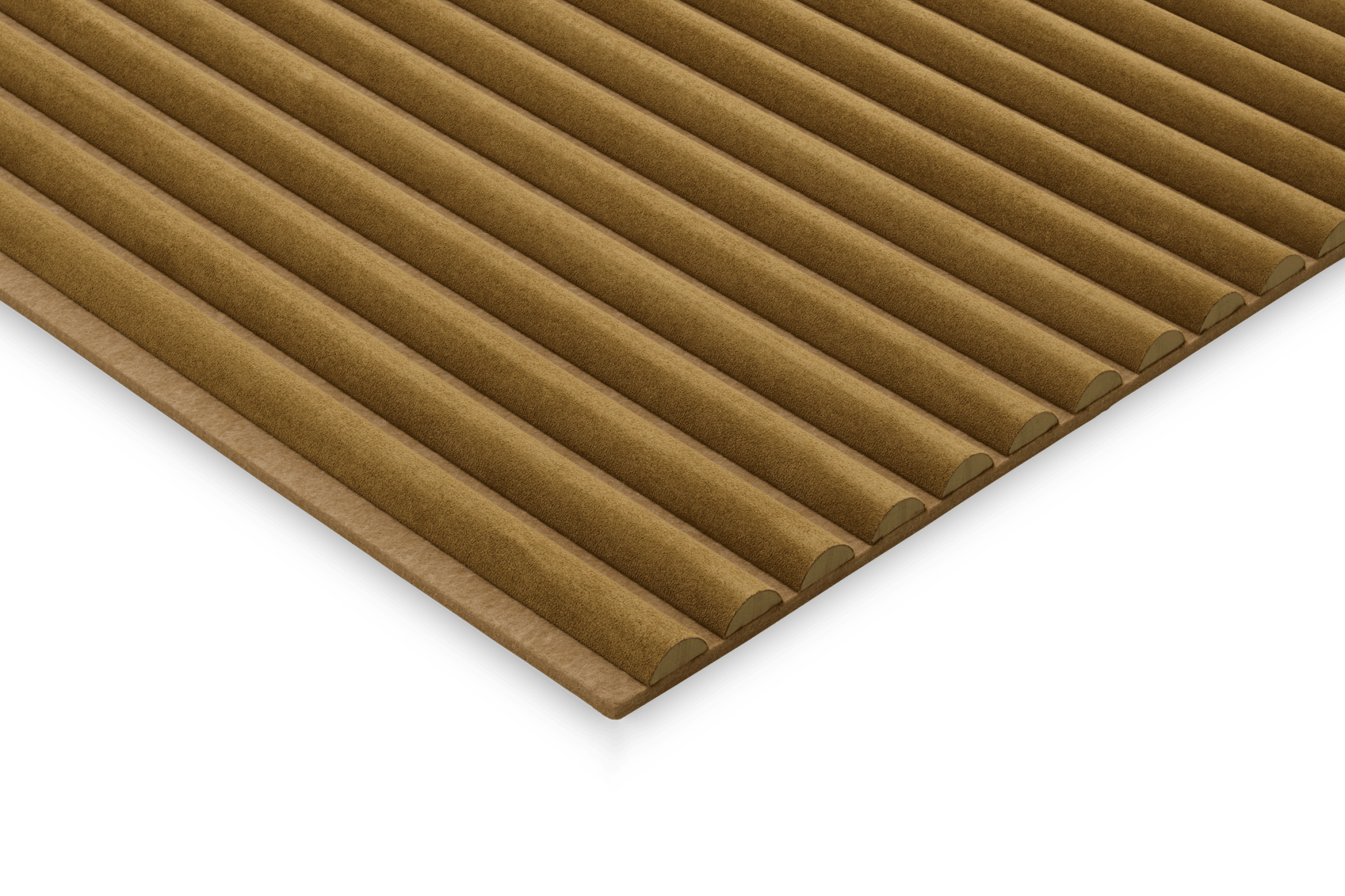 Terracotta suede wandpaneel - Arli Walls