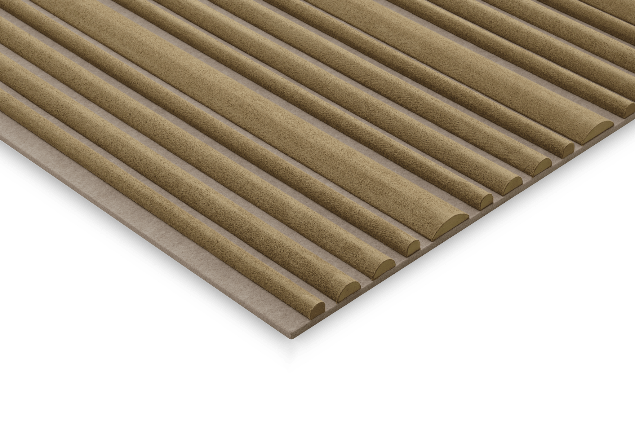 Tresiente taupe suede wandpaneel - Arli Walls