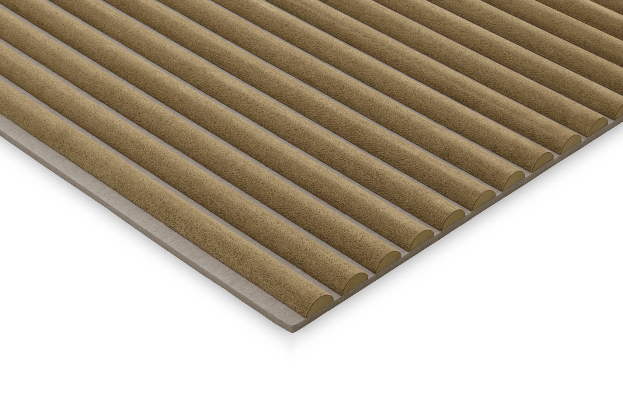 Taupe suede wandpaneel - Arli Walls