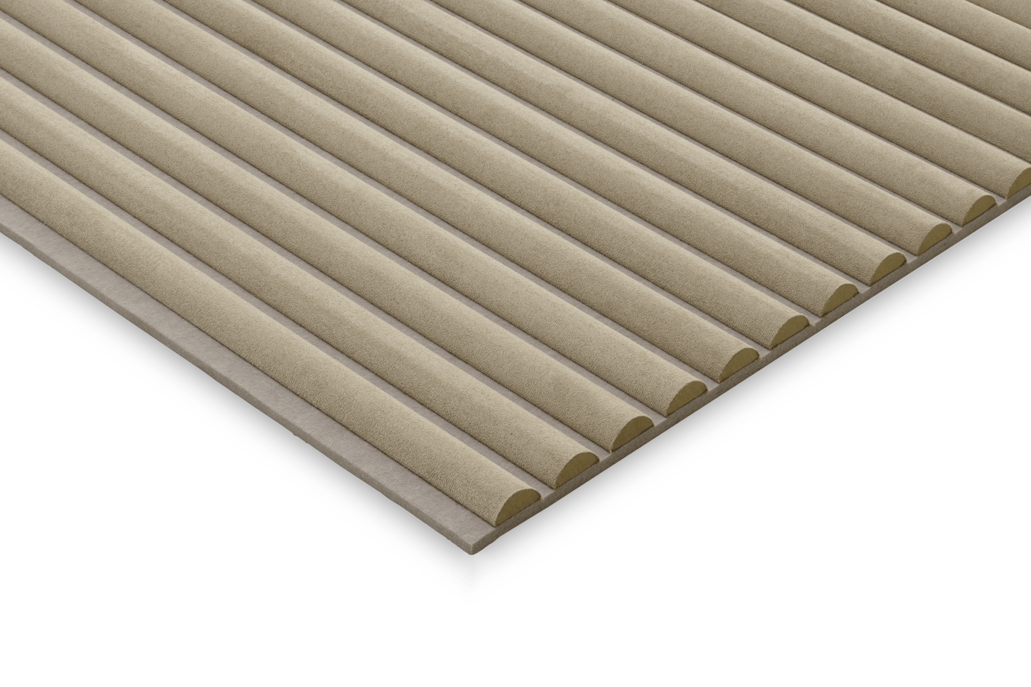 Beige suede wandpaneel - Arli Walls