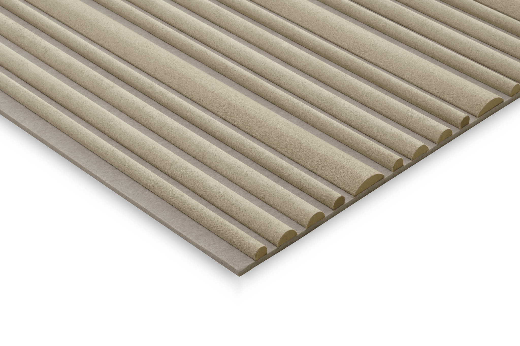 Tresiente beige suede wandpaneel - Arli Walls
