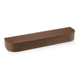 Japandi Zwevende Gangkast / Make-Up tafel walnoot 120 cm