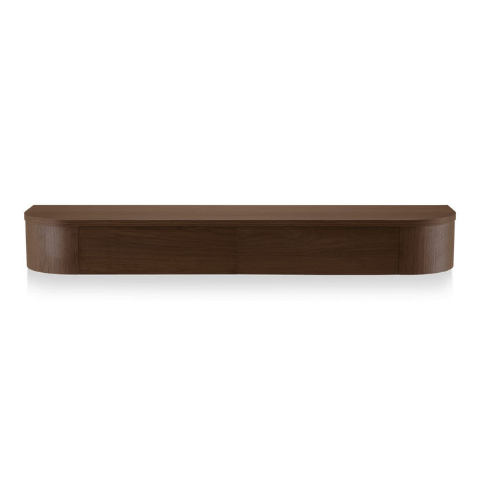 Japandi Zwevende Gangkast / Make-Up tafel walnoot - Arli Walls