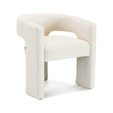 Eetkamerstoel Japandi Gebroken Wit Linnen