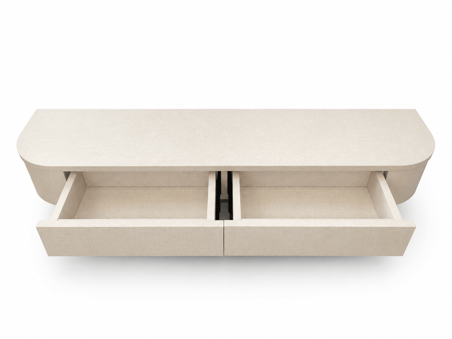 Japandi Zwevende Gangkast / Make-Up Tafel Linnen - Arli Walls