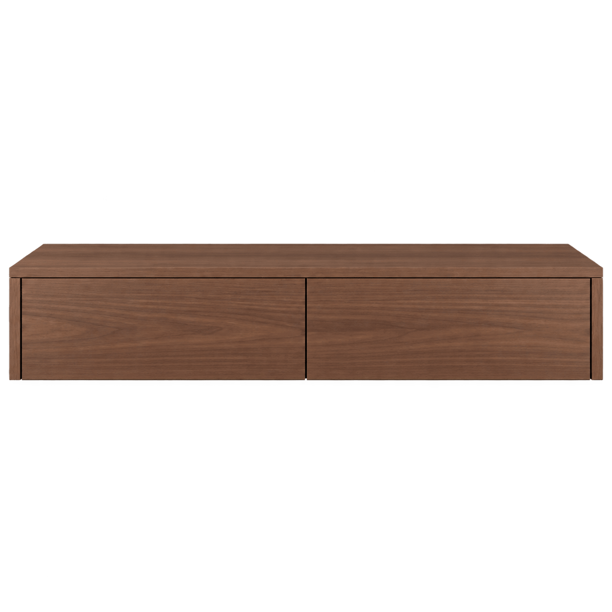 Gang Kast Walnoot 2 Lades L100 x D26 x H20 cm - Arli Walls