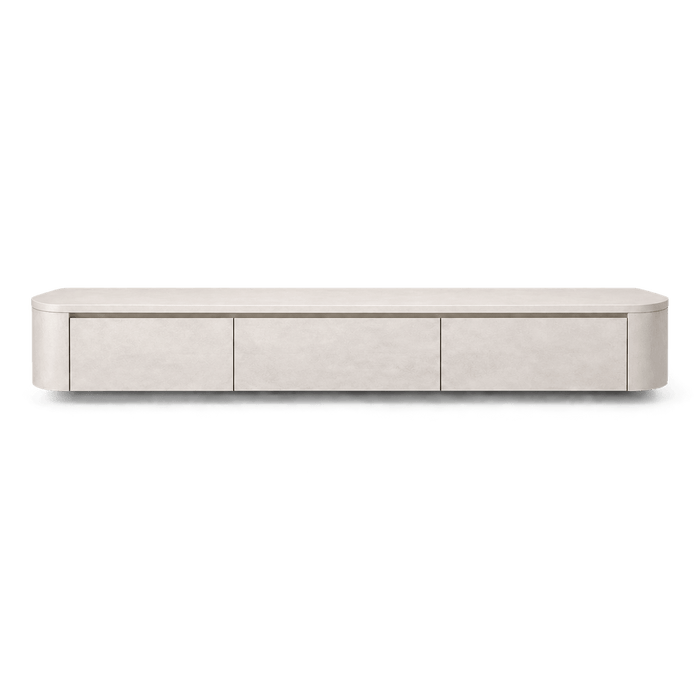 Japandi Tv Meubel Betoncire Off White - Arli Walls