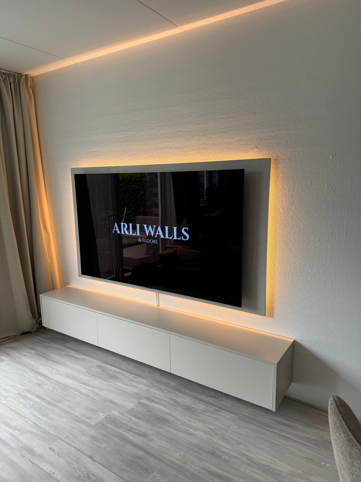 Tv Meubel Licht Beige - Arli Walls