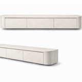 Japandi TV Furniture Betoncire Off White L240 x D32 x H28 cm