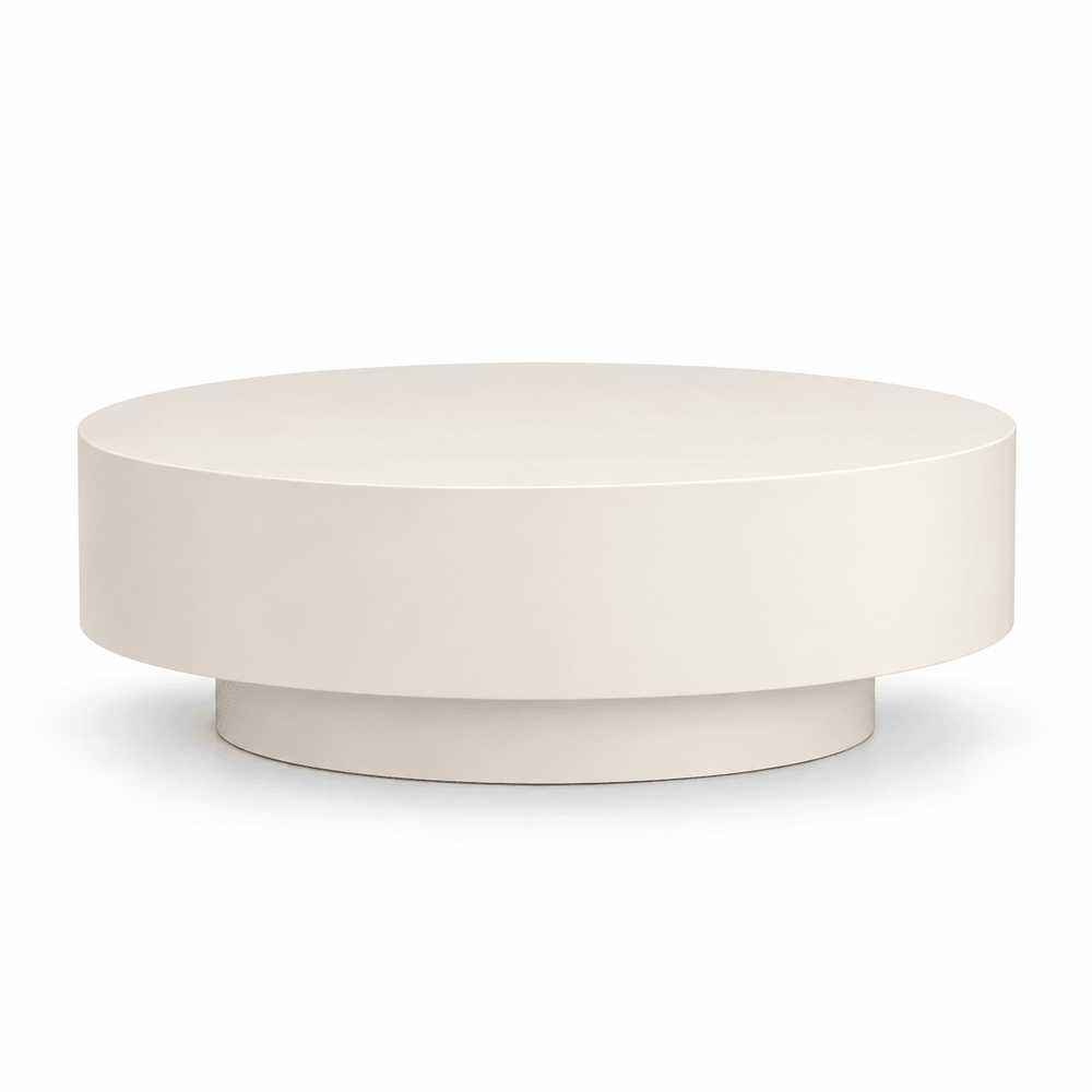Salontafel Licht Beige Rond Ø100cm x H38cm - Arli Walls