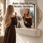 Japandi Zwevende Gangkast / Make-Up Tafel Licht Beige - Arli Walls