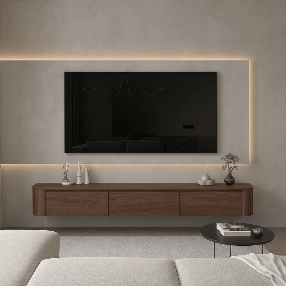 Japandi Tv Meubel Walnoot - Arli Walls