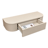 Japandi Floating Hallway Cabinet / Make-Up Table Linen