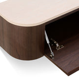 Mueble TV Japandi Nogal X Travertino 180 x 32 x 28 cm (Copia)