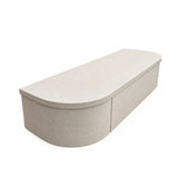 Japandi Floating Hallway Cabinet / Make-Up Table Linen